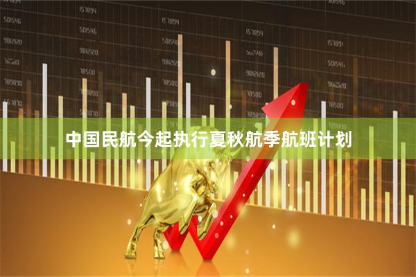 中国民航今起执行夏秋航季航班计划
